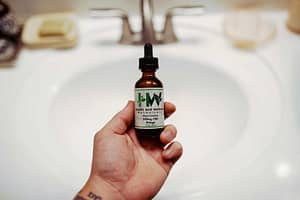 Water-Soluble CBD Tincture In Hand